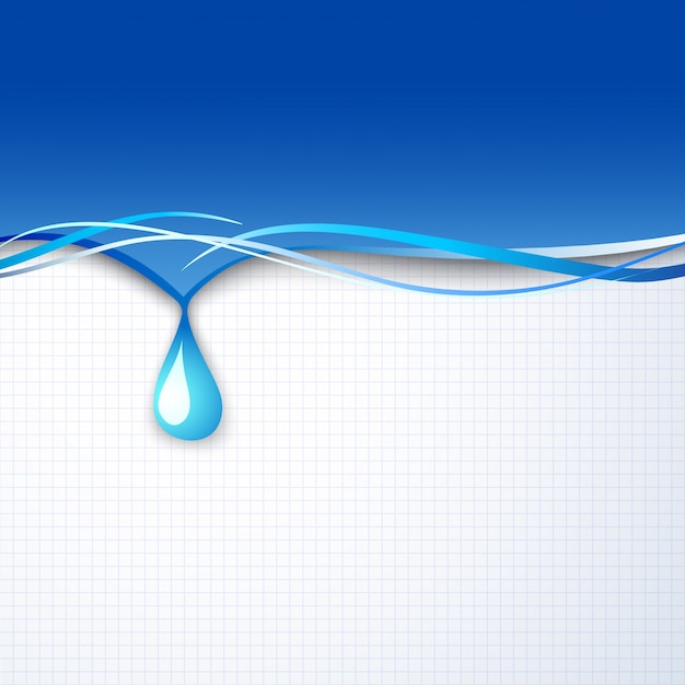 Free vector vector water wave