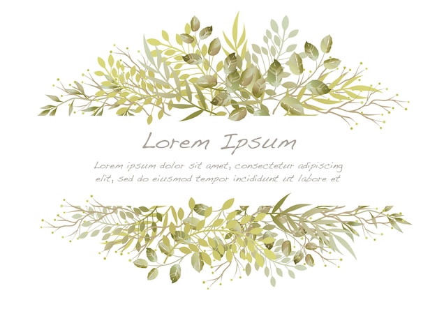 vector watercolor flower illustration isolated on a white.