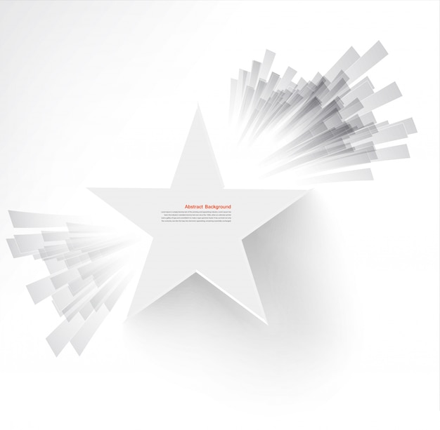 Free vector vector white star. ray and explosion