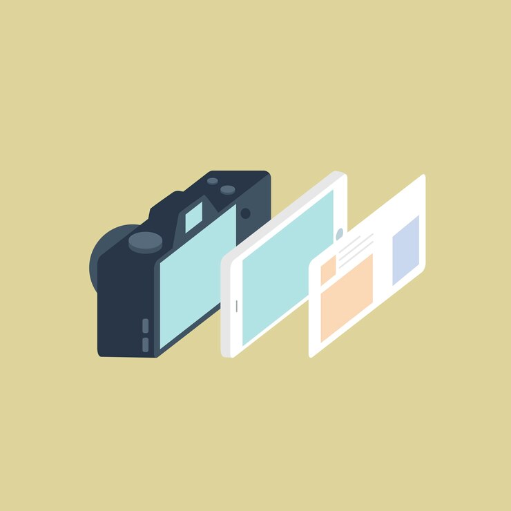 Free Vector vector of wireless sharing devices