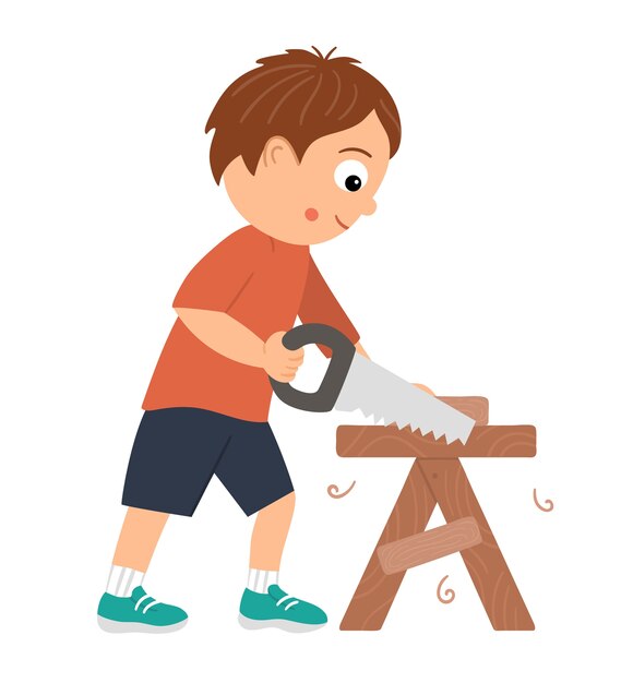 大工道具のイラスト 無料のベクター