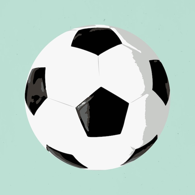 Free vector vectorized football sticker overlay design resource