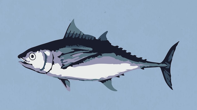 Free vector vectorized tuna fish design element