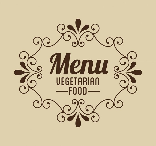 vegetarian food menu 