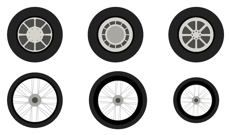 Free Vector vehicle wheels