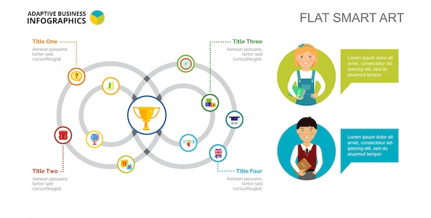 Venn diagram slide template