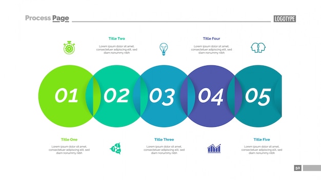 Venn diagram with five elements template