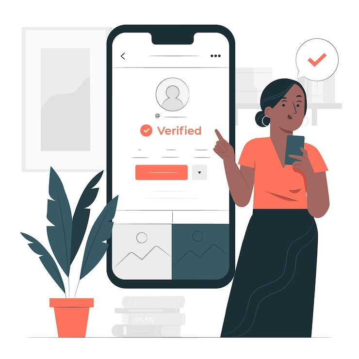 免費 Vector 驗證的概念示範