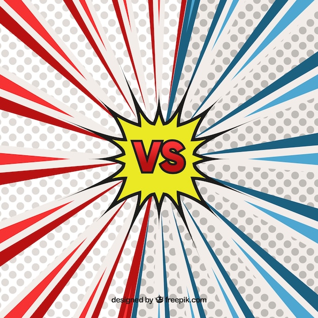 Free vector versus background with modern style