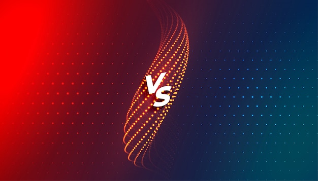 Versus vs comparision screen background template design