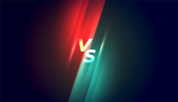 Versus vs competition and fight background