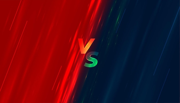 Free vector versus vs fight battle screen background