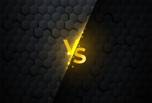 Versus vs fight battle screen banner
