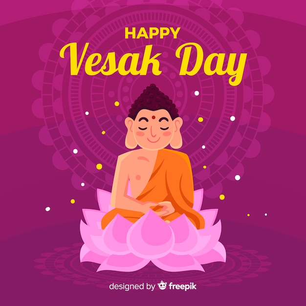 無料ベクター vesak day