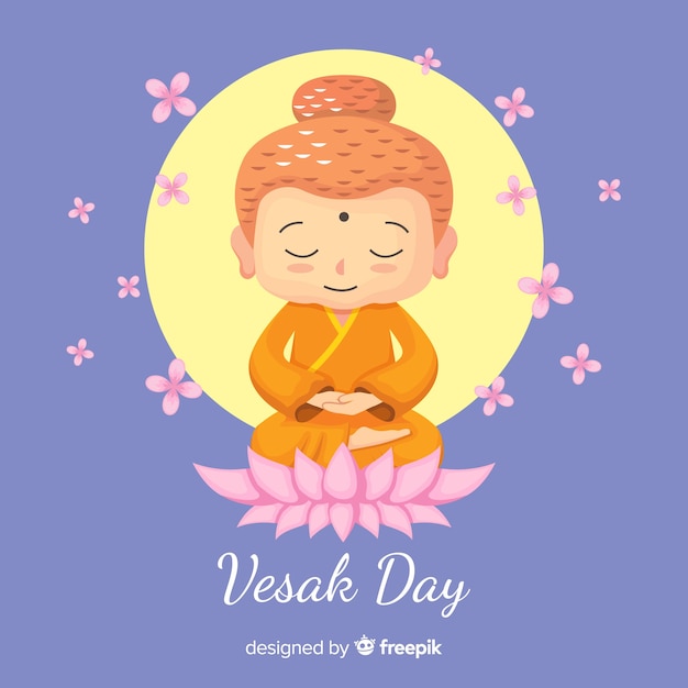 無料ベクター vesak day