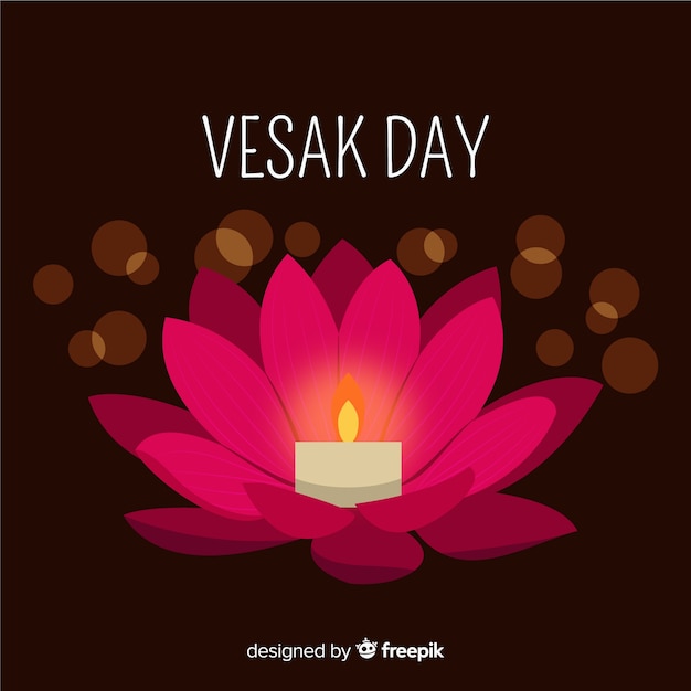 Free vector vesak day