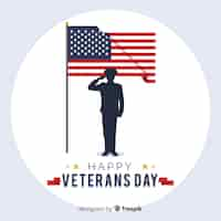 Free vector veteran's day background