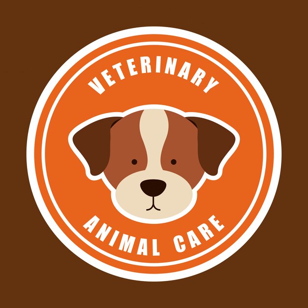 veterinary animal care logo graphic design