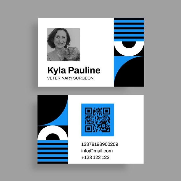 veterinary  id card design