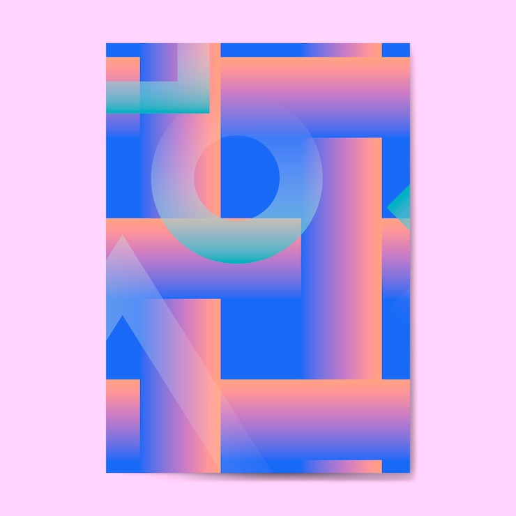 무료 Vector 활기찬 파란색 배경