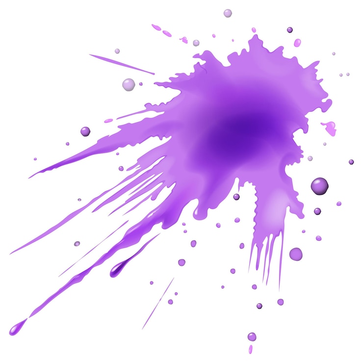 Free Vector vibrant purple paint splash vector
