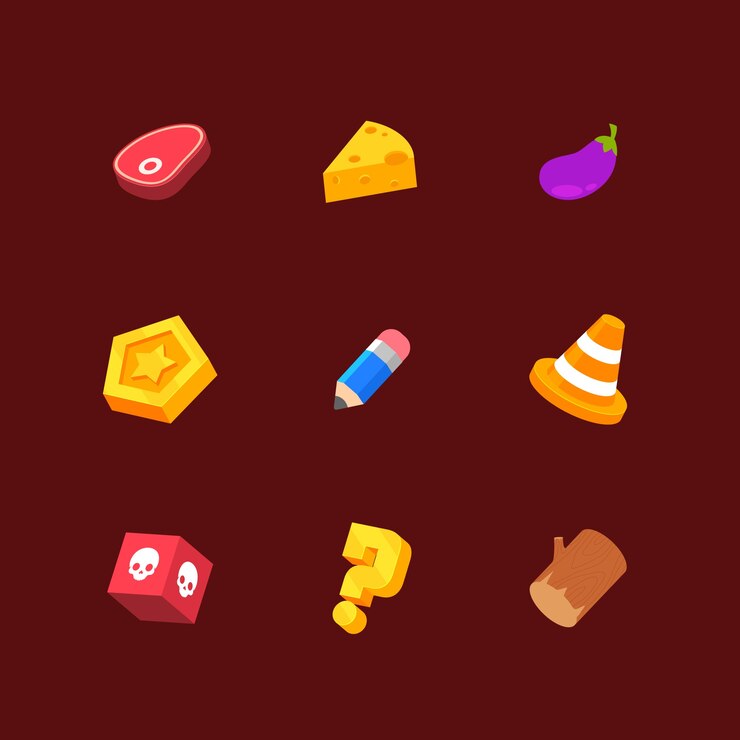 Free Vector video game elements collection