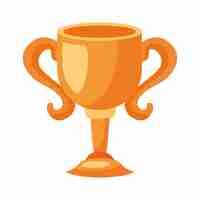 Free vector video game trophy