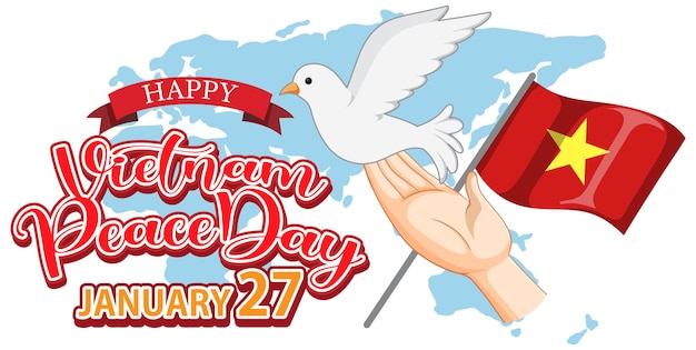 Vietnam peace day banner