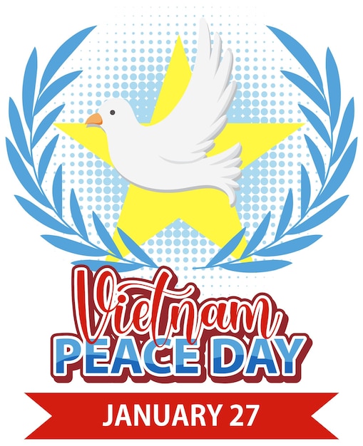 Vietnam peace day banner