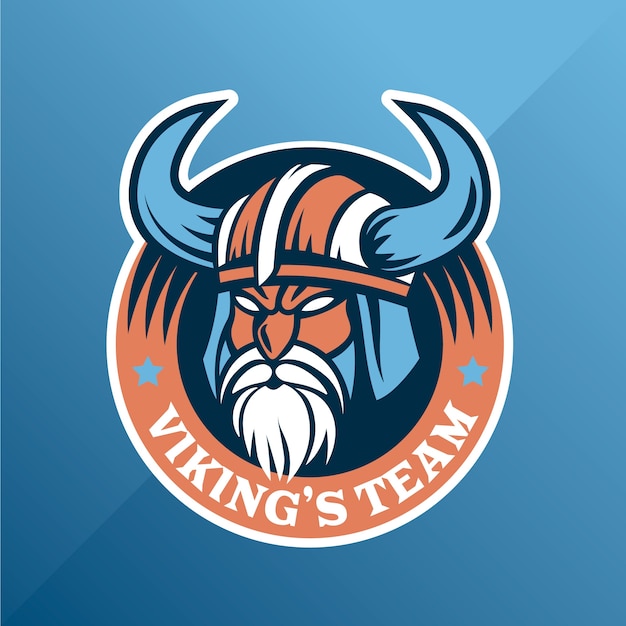 Viking  logo design template