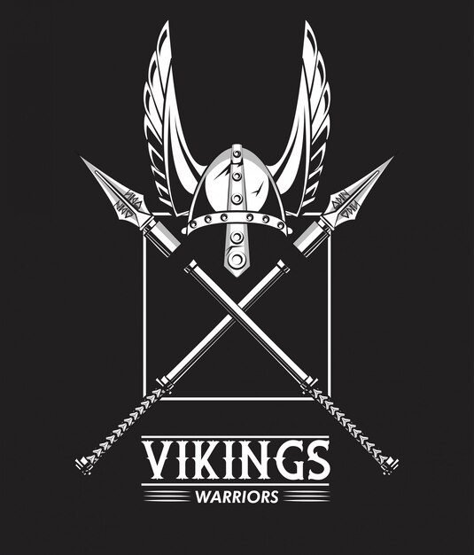 Воины викингов напечатали футболку