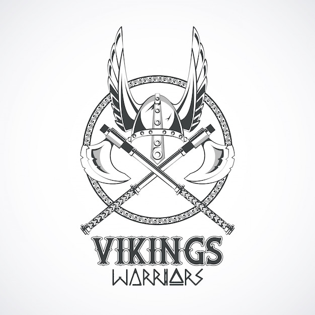 Vikings warriors printed tshirt 