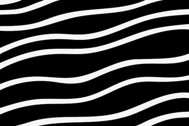 Free vector vintage abstract black white wave background, remix from artworks by samuel jessurun de mesquita