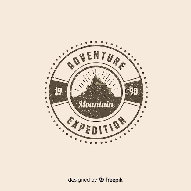 Vintage adventure logo