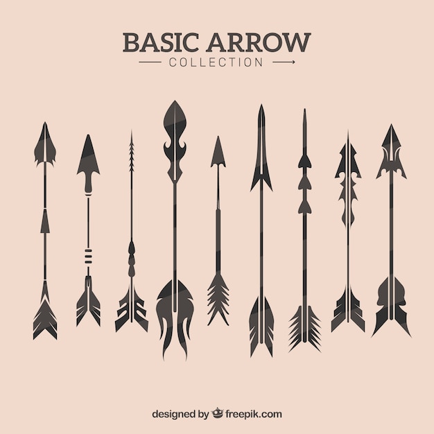 Free vector vintage arrow collection