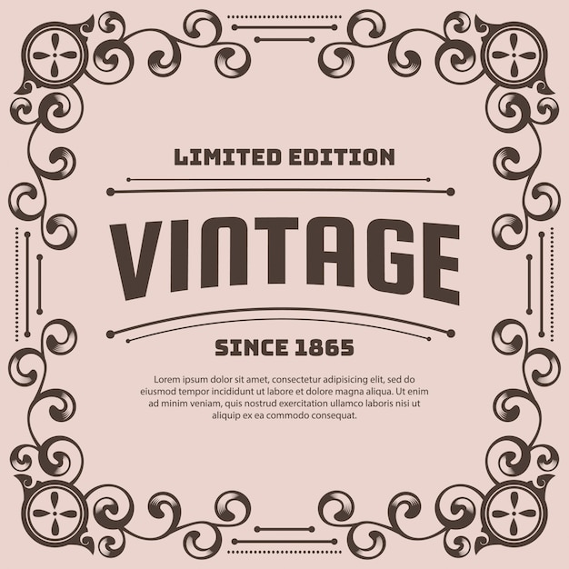 Free vector vintage background design