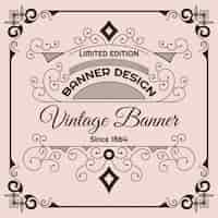 Free vector vintage background design