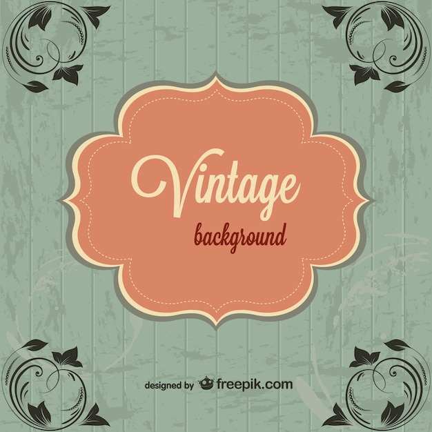 Vintage background template – Free vector download