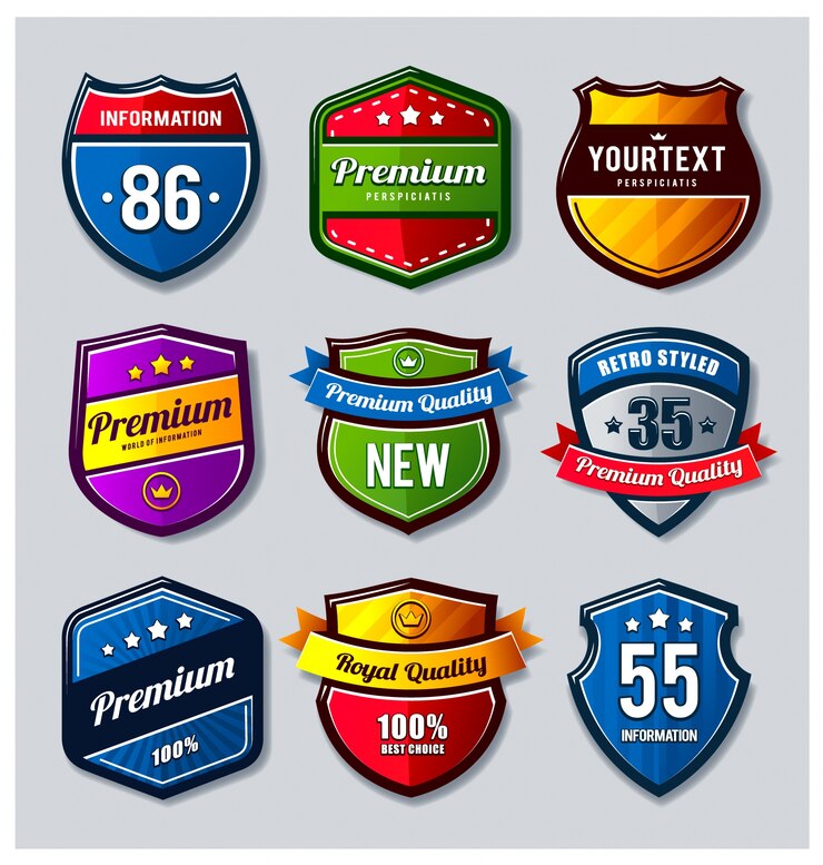 Free Vector vintage badge collection
