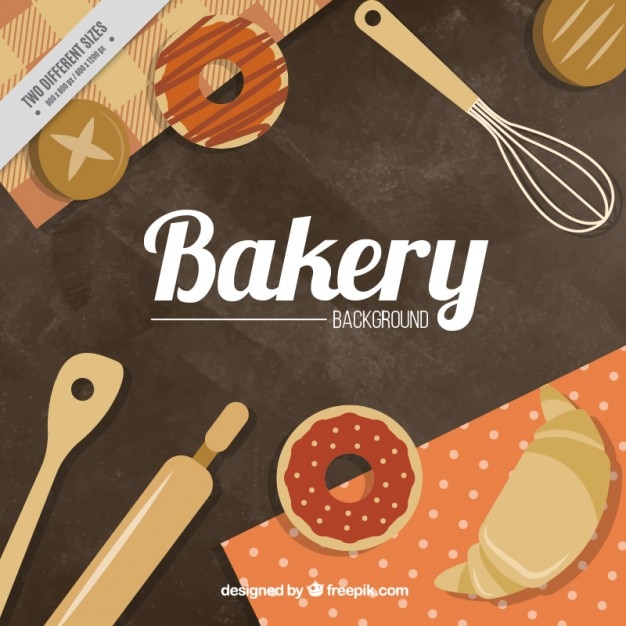 Free vector vintage bakery background