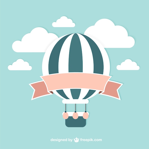 Vintage balloon vector