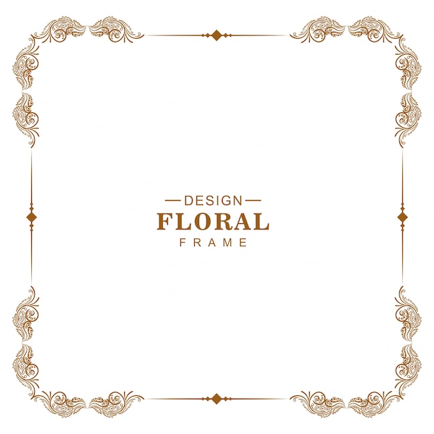 Free vector vintage baroque ornament corner floral frame desoign