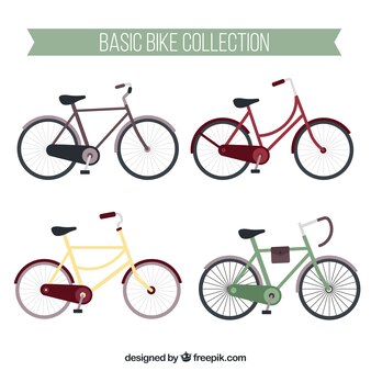 Collezione vintage bicicletta