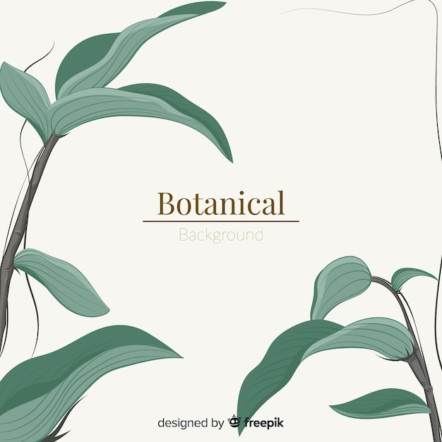 Free vector vintage botanical background