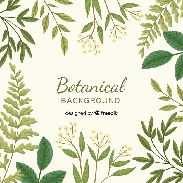 Vintage botanical background