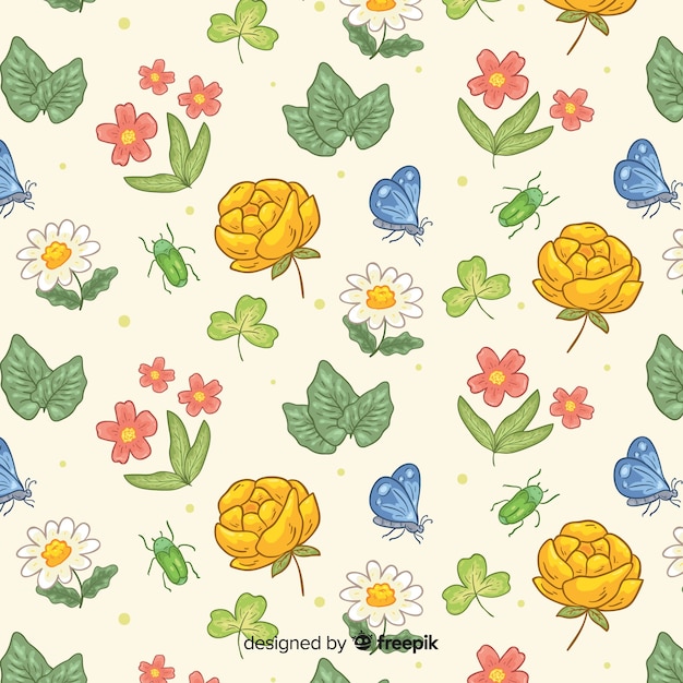 Vintage botanical pattern