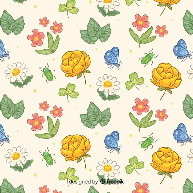 Vintage botanical pattern