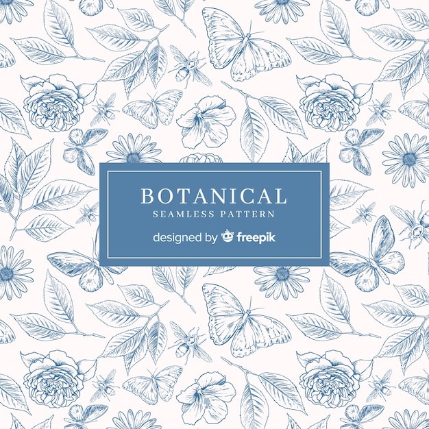 Vintage botanical pattern