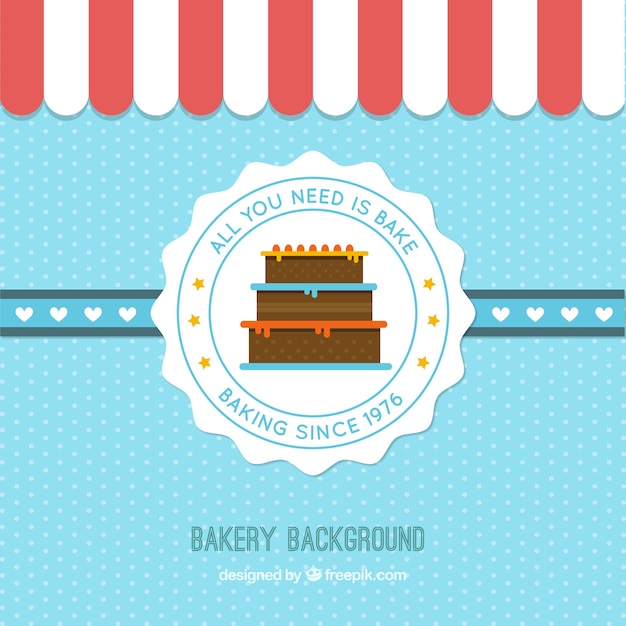 Free vector vintage cake background