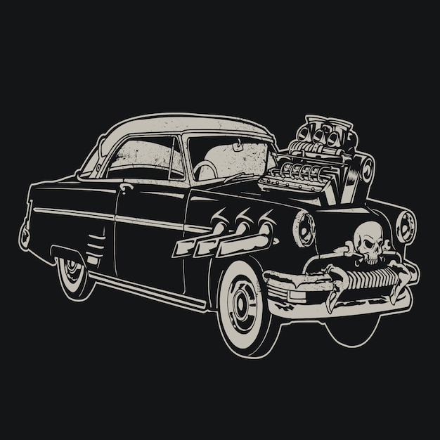 Vintage car background